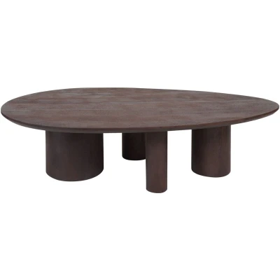Afbeelding van Salontafel Amir 140 x 80 cm Espresso Mangohout