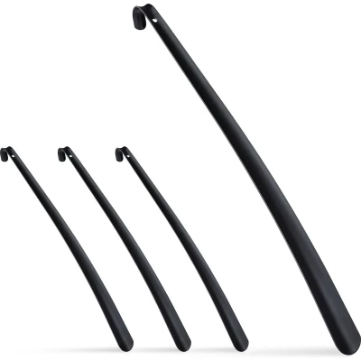 Afbeelding van 4x schoenlepel lang schoentrekker metaal 58 cm aantrekhulp