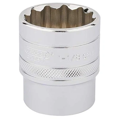 Afbeelding van DRAPER h af/B HI TORQ 12 POINT SOCKET, blauw, 1.1/8 inch