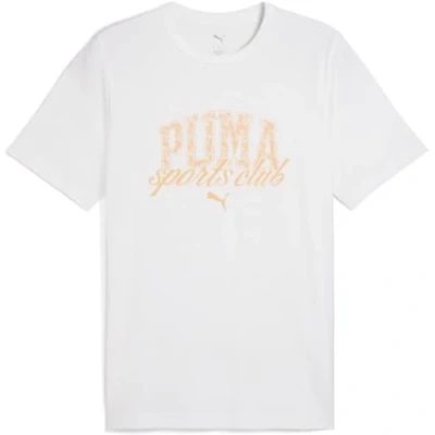Afbeelding van Puma Class Graphic TEE Tshirt print, Heren, Maat: XXL, White