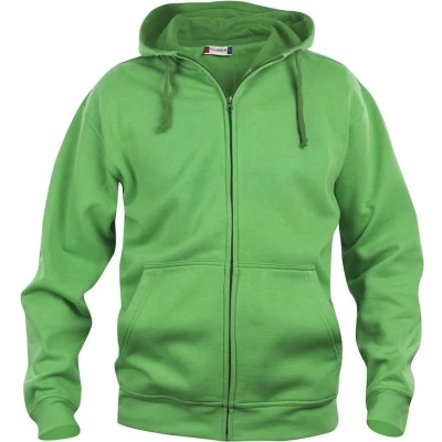 Afbeelding van Clique Basic hoody full zip Appelgroen maat XL