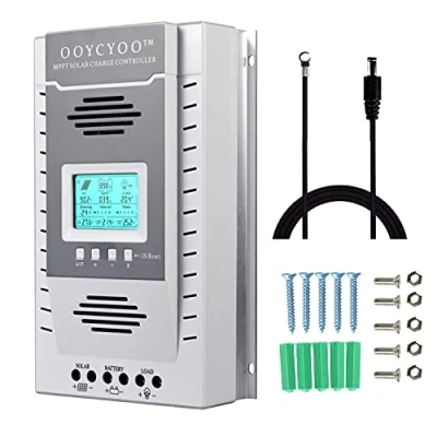 Afbeelding van OOYCYOO 80A Solar Charge Controller MPPT 12V 24V DC 100V Automatische Identificatie, 99% laadefficiëntie voor lithium / GEL Flooded batterij
