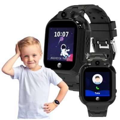 Afbeelding van Forever, Kinderhorloge met WiFi en SIM kaart Video oproepen GPS, Zwart