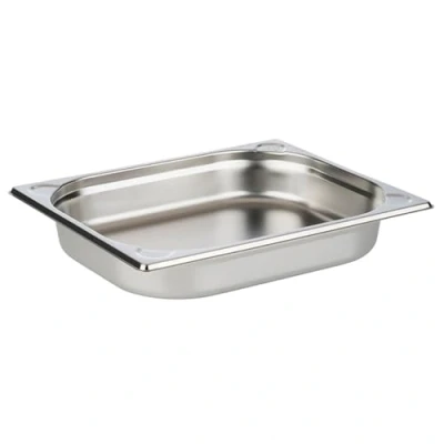 Afbeelding van APS 81209 GN bak 1/2, gastronorm roestvrij staal/afmetingen 265 x 325 mm/hoogte 55 mm/volume 2,8 liter