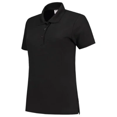 Afbeelding van Tricorp Dames Poloshirt slim fit 201006 Zwart mt.S