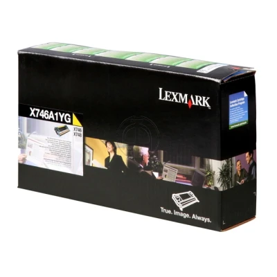 Afbeelding van Lexmark X746A1YG Toner Geel