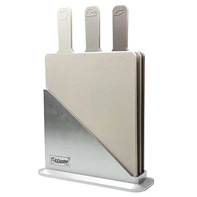 Afbeelding van Set van 3 snijplanken stand anti slip Maestro MR1789