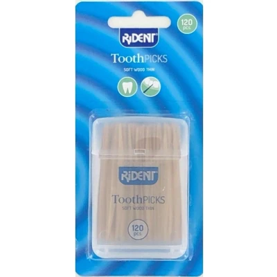 Afbeelding van Rident Tandenstokers Hout Dun 120ST