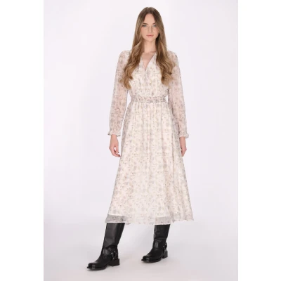 Afbeelding van Dreimaster Vintage Damesjurk SCHMUDDELWEDDA XS / Lichtbruin 100% Polyester