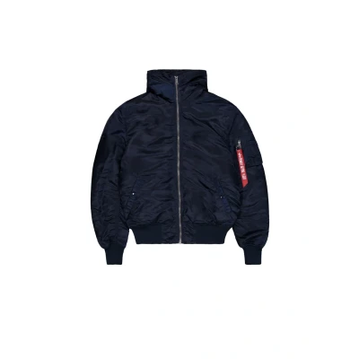 Afbeelding van Alpha Industries MA1 Hooded Jas, Heren, Maat: Large, Rep blue
