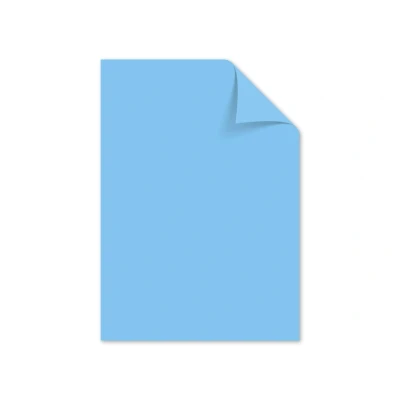 Afbeelding van Papier Kangaro A4 160grs azuurblauw pak 50 vel per 5