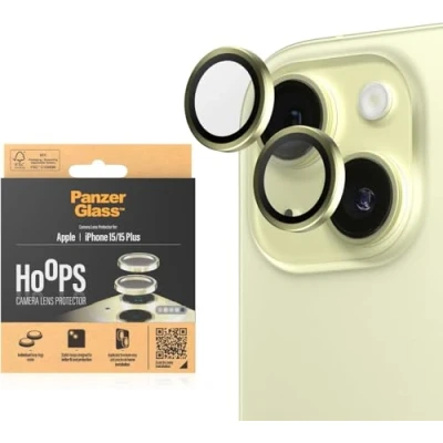 Afbeelding van Screenprotector Apple iPhone 15 Plus: PanzerGlass Camera Protector Hoop Optic Rings