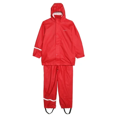 Afbeelding van Celavi Basic Rainwear Solid Unisex SET Regenbroek voor kinderen, Maat: 68, Red