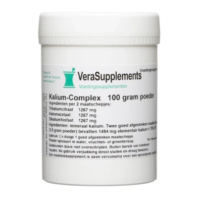 Afbeelding van VeraSupplements Kalium Complex Poeder 100GR