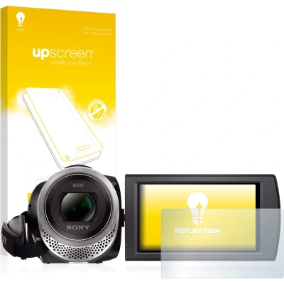 Afbeelding van upscreen Antireflecterende Schermbeschermer voor Sony FDR AX53 Anti Glare Screen Protector, Mat, Ontspiegelend, Antikras, Vingerafdruk