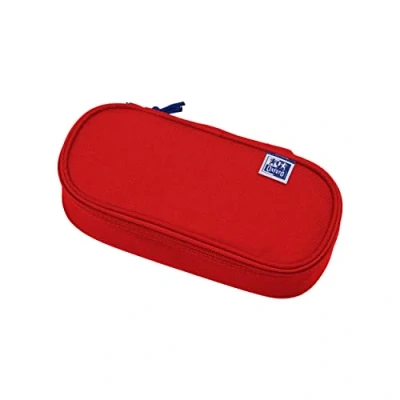 Afbeelding van Oxford, Potloodetuis, Etui, polyester, ovaal, rood