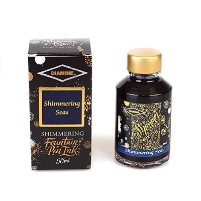 Afbeelding van Diamine Glimmende Inkt for vulpen, Shimmering Seas 50ml