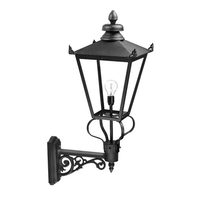 Afbeelding van Elstead Lighting LED Wand Buitenlamp Wilmslow 1X E27 Max 60W Dimbaar Black