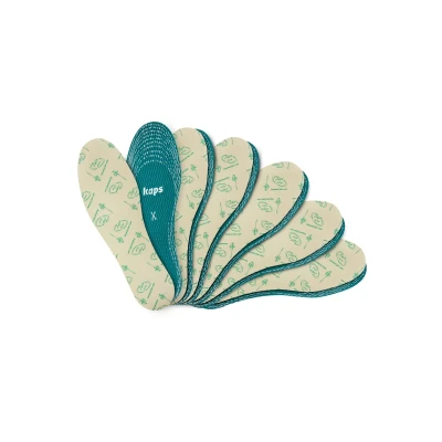 Afbeelding van Kaps 6 PAIR PACK ALOE VERA AND Ultrafresh CUT TO FIT Insole SET Steun en inlegzolen, Heren, Maat: One Size, Green