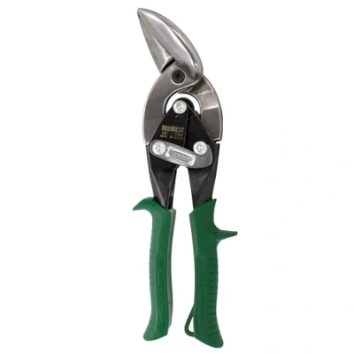 Afbeelding van MIDWEST Luchtvaart Snip Rechts gesneden Offset Tin Snijschaar met Gesmeed Blade &amp; KUSH&#039;N Power Comfort Grips MWT 6510R