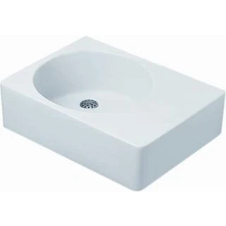 Afbeelding van Duravit Scola wastafel 61,5 x 46 bak links zonder kraangat wit