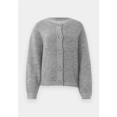 Afbeelding van Object Objmerle Vest, Dames, Maat: Medium, Medium grey melange