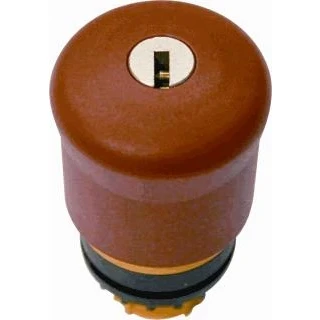 Afbeelding van Eaton rmq titan m22 frontelement noodstop nood uit drukknop kleur rood ontgrendelen door sleutel ms1 knop 38mm ip67 ip69k 216879