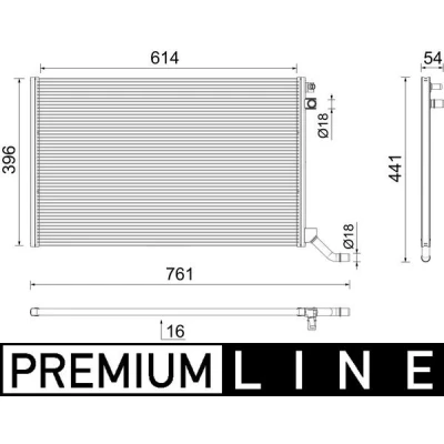 Afbeelding van Mahle Original Radiateur CR 2445 000P