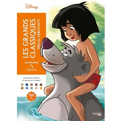 Afbeelding van Coloriages mystères Disney Grands classiques Spécial débutants