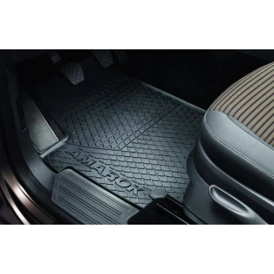 Afbeelding van VW Amarok rubberen vloermatten originele Volkswagen all weather matten voorzijde 2H1061502 82V