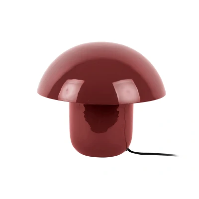 Afbeelding van Leitmotiv Tafellamp Fat Mushroom Emaille Okerrood 29x29x25cm