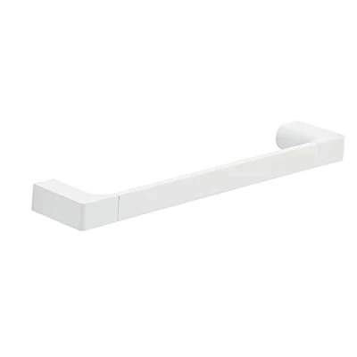 Afbeelding van Gedy G Kuala Lumpur Handdoekenrek 35 cm, kleur wit, componenten van chroom, messing en glas, afmetingen 2,5 x 6,6 cm gewicht 0,506 kg, design R&amp;S,