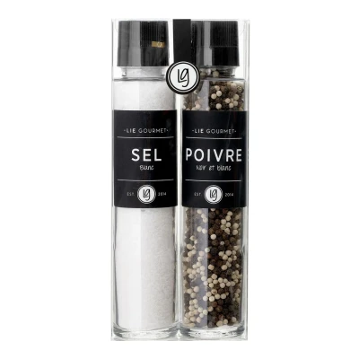 Afbeelding van LIE GOURMET Peper en zoutmolen in geschenkdoos set van 2