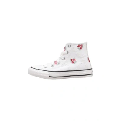 Afbeelding van Converse Chuck Taylor Unisex Sneakers hoog voor kinderen, Maat: 27, Vintage white/egret/jellyfish jitter Textiel