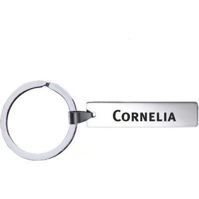 Afbeelding van Sleutelhanger Met Naam Cornelia RVS