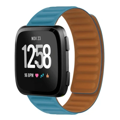 Afbeelding van Fitbit Versa 3/4 &amp; Sense 1/2 Siliconen Loop bandje Indigo
