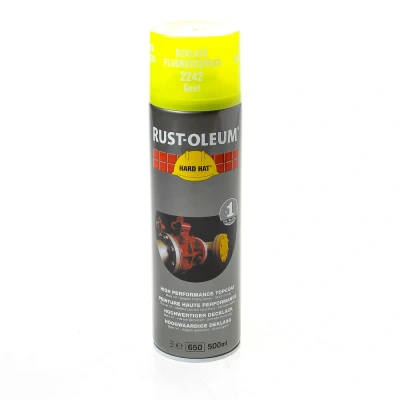 Afbeelding van Rust Oleum Hard Hat fluorescerend geel 500ml