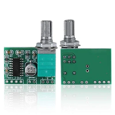 Afbeelding van 2 stuks PAM8403 Mini 5 V digitale versterker module, * 3 watt audio module board, high power stereo versterker, fidelity sound board