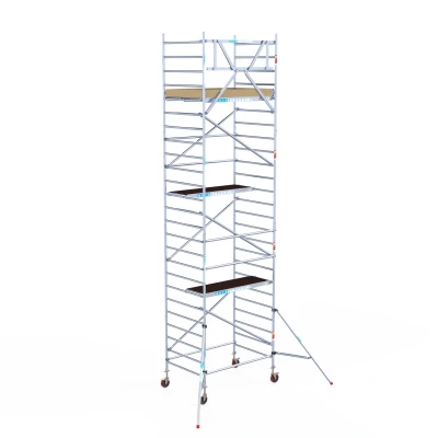 Afbeelding van Euroscaffold Rolsteiger Budget Schoren L190xB135 8.20m werkhoogte Carbon platformen