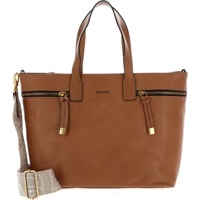 Afbeelding van PICARD Handtas Schoudertas Soulmate City Shopper Cognac Lichtbruin