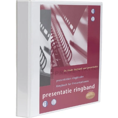 Afbeelding van Multo personaliseerbare ringmap, ft A4, 23 O ringen van 32 mm, wit ringmap