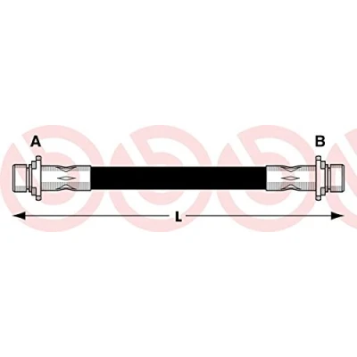 Afbeelding van Brembo Remslang T 83 090