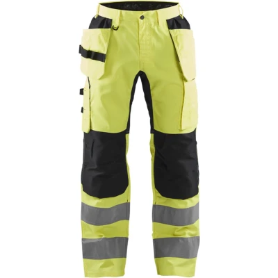Afbeelding van Blaklader Werkbroek met stretch High Vis 1552 1811 Geel/Zwart D84