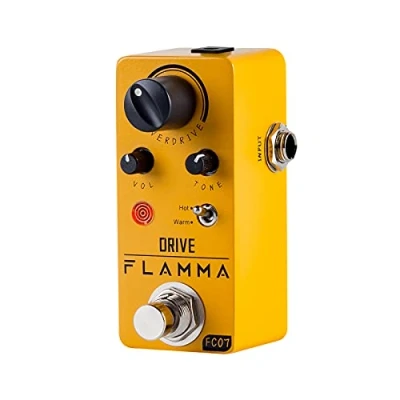 Afbeelding van FLAMMA FC07 Overdrive Pedaal Met Vintage Effect, Warm/Hot Modes, Mini Analoge Elektrische Gitaar Effecten, True Bypass