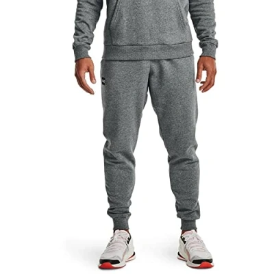 Afbeelding van Under Armour Rival Joggers Trainingsbroek, Heren, Maat: Small, Pitch gray light heather