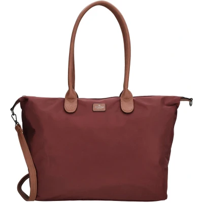 Afbeelding van Charm London Buckingham Schoudertas 15,6 inch Shopper Laptoptas Werktas A4 Praktisch Bordeaux rood