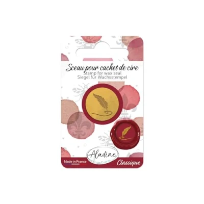 Afbeelding van Aladine Zegel Wax Stempel Veer