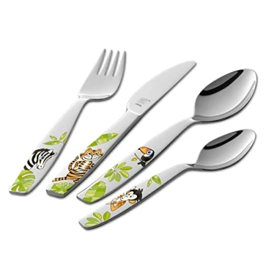 Afbeelding van Kinderbestekset Zwilling Jungle (4 Delig)