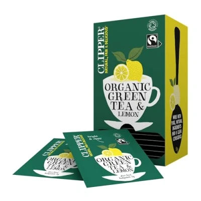 Afbeelding van Clipper green tea lemon bio 6 stuks