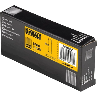 Afbeelding van Dewalt Brad F18x30mm RVS (5000 Stuks)